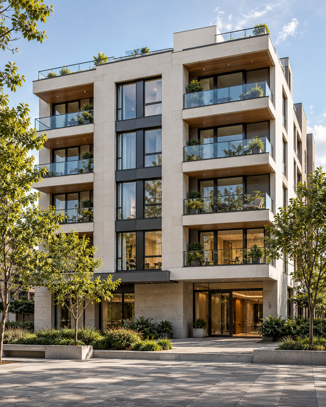 Edificio residencial contemporáneo